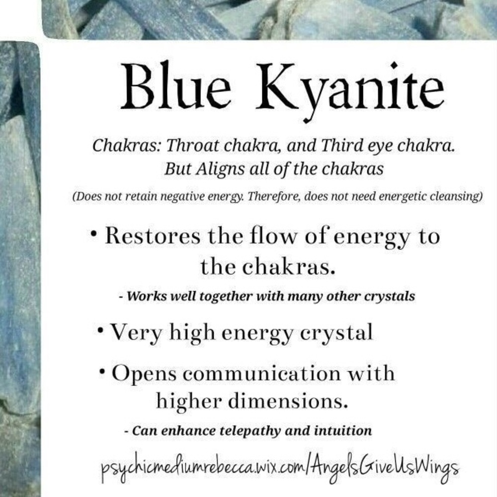 1pc • Raw Kyanite Thin Blade - Picture 4 of 4